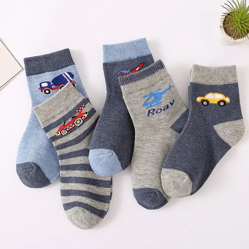 Kids' Comfy Cotton Socks