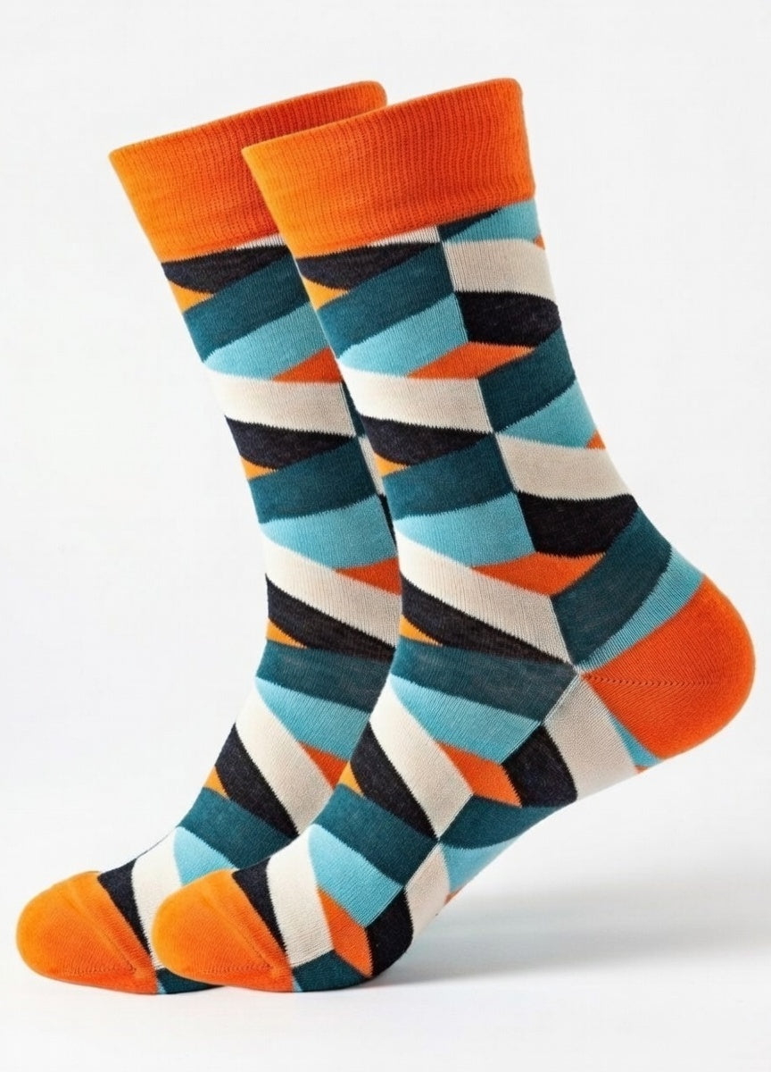 Men's Stylish Textbook Socks Series