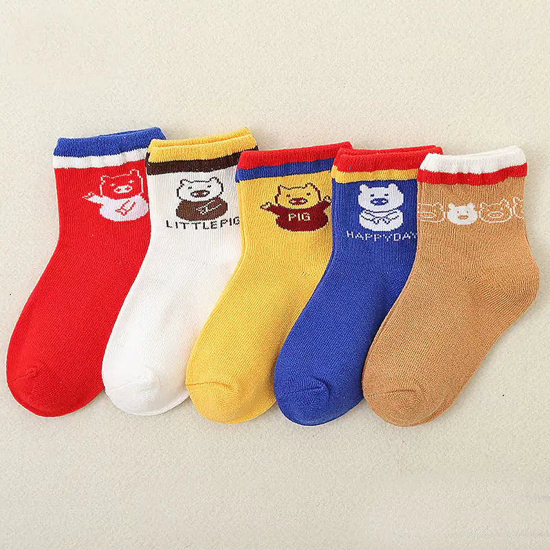 Kids' Comfy Cotton Socks