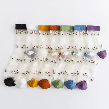 Sheer Elegance Tube Socks