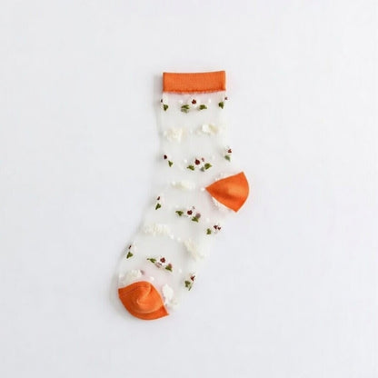 Sheer Elegance Tube Socks