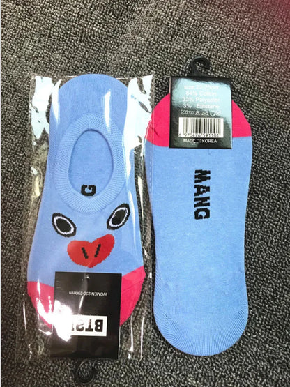 BTS Pop Art Low Cut Socks
