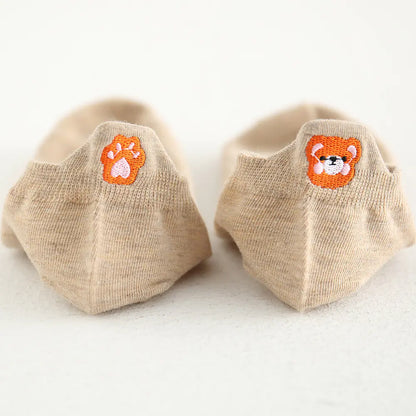 Embroidered Cotton Socks – Cozy Women’s Style