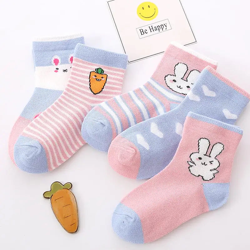 Kids' Comfy Cotton Socks