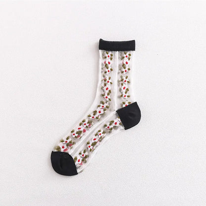 Sheer Elegance Tube Socks
