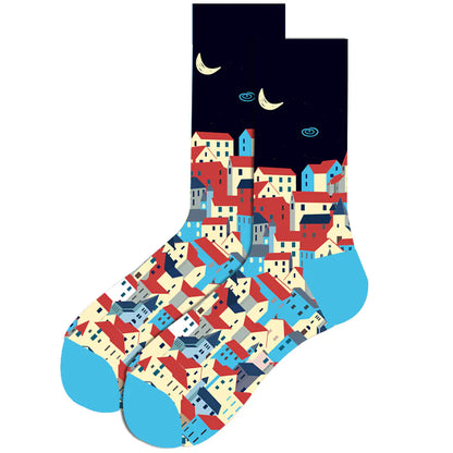 Fun Men's Socks: Hot Dog, Beer & More