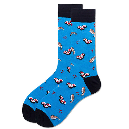 Fun Men's Socks: Hot Dog, Beer & More