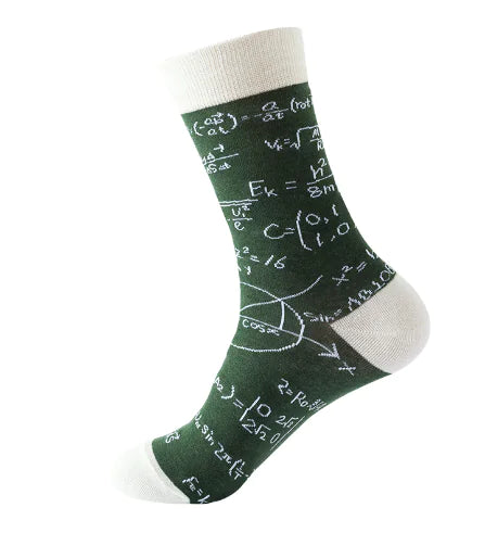 Men's Stylish Textbook Socks Series