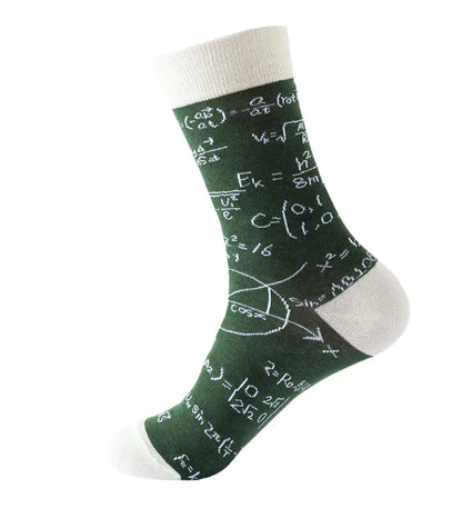 Men's Stylish Textbook Socks Series