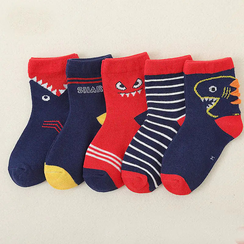 Kids' Comfy Cotton Socks