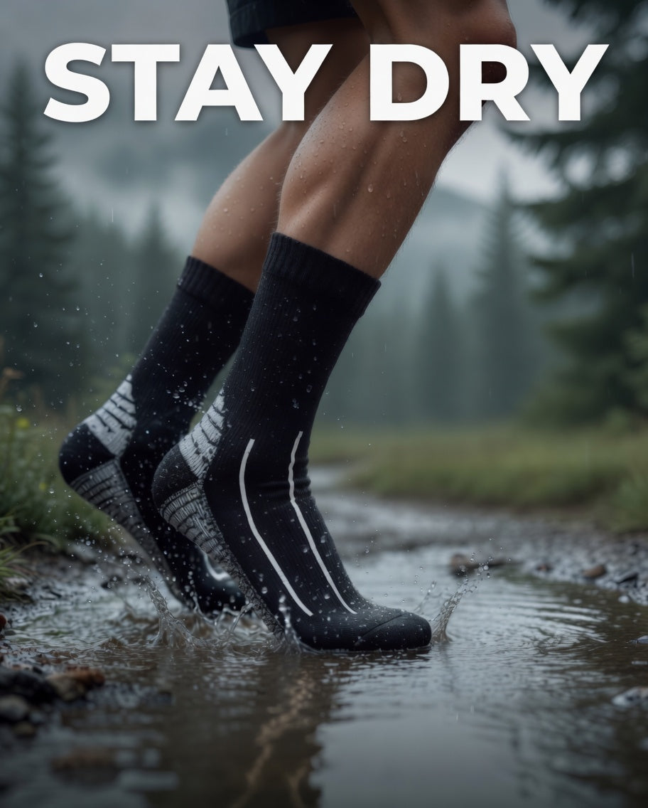 Waterproof Outdoor Socks – Stay Dry Hiking Socks for Men & Women