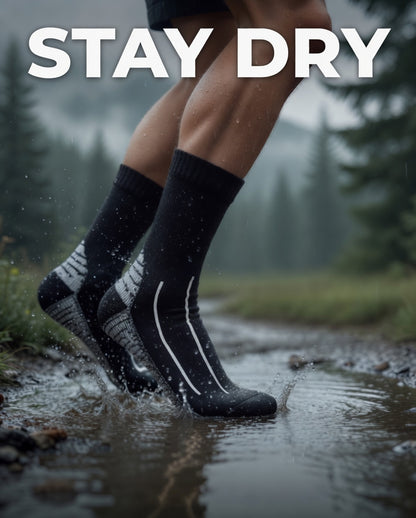 Waterproof Outdoor Socks – Stay Dry Hiking Socks for Men & Women