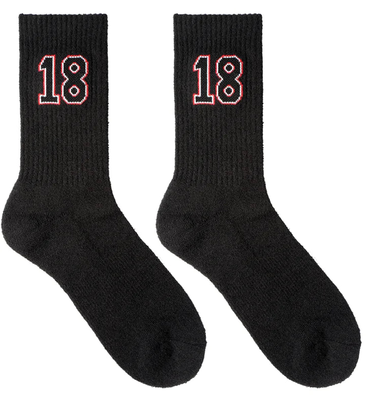Pro Black Custom-Fit Sport Socks