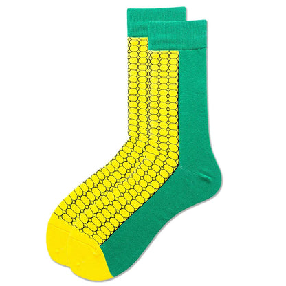 Fun Men's Socks: Hot Dog, Beer & More