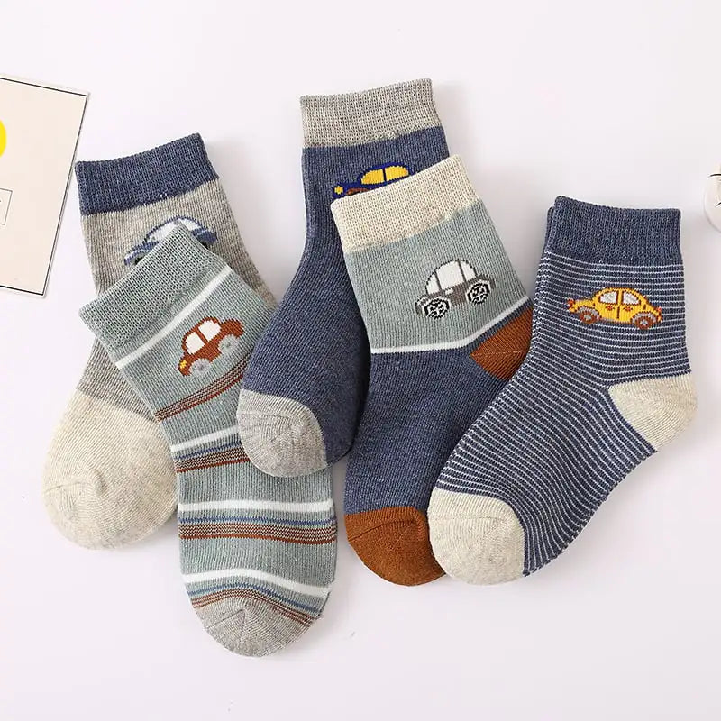 Kids' Comfy Cotton Socks