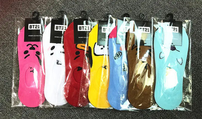 BTS Pop Art Low Cut Socks