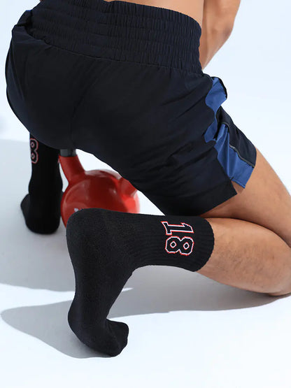 Pro Black Custom-Fit Sport Socks