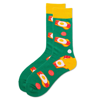 Fun Men's Socks: Hot Dog, Beer & More