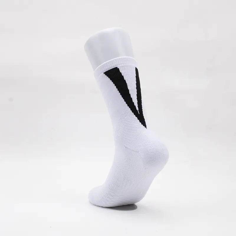 Unisex Cotton Skateboard Crew Socks for Sports