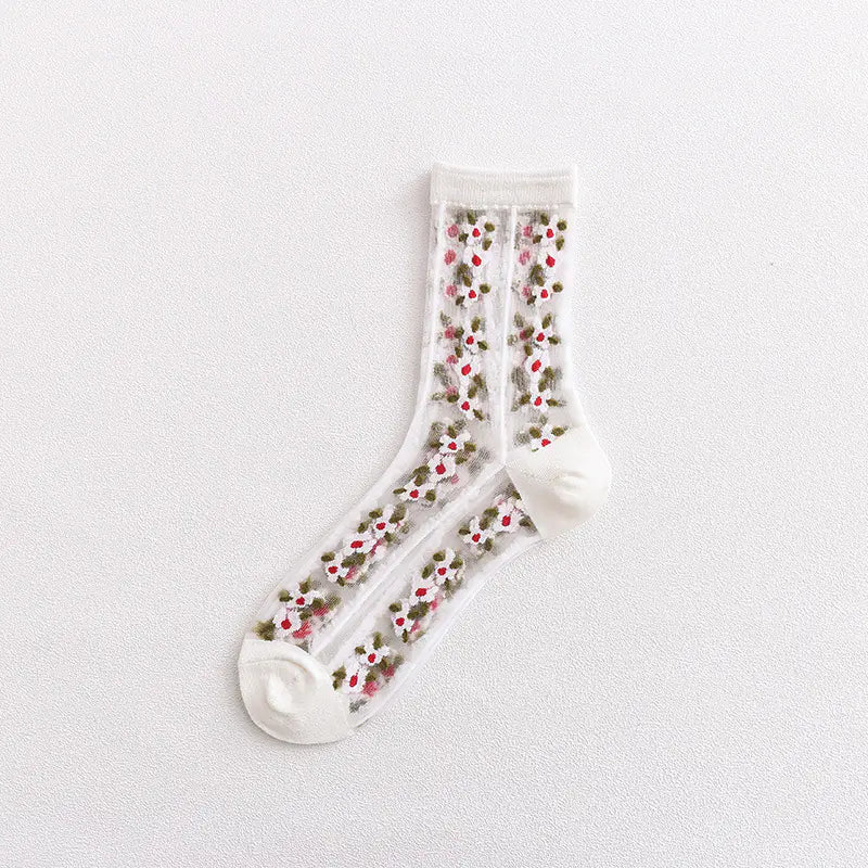 Sheer Elegance Tube Socks