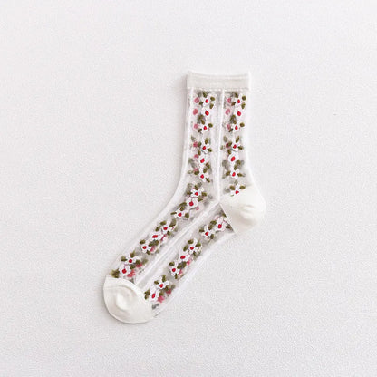 Sheer Elegance Tube Socks