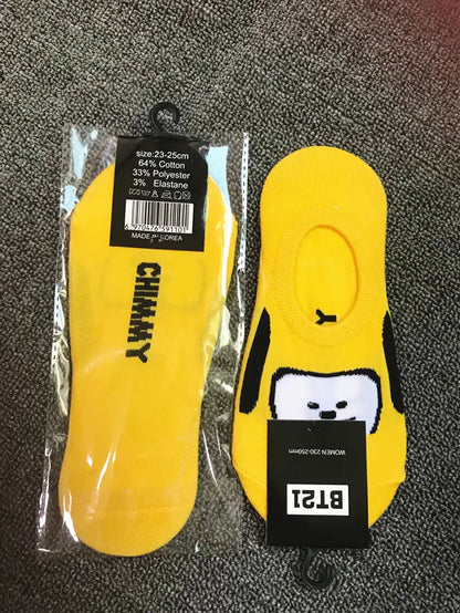 BTS Pop Art Low Cut Socks