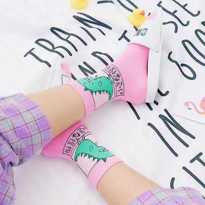 Dino-Monster Skate Socks