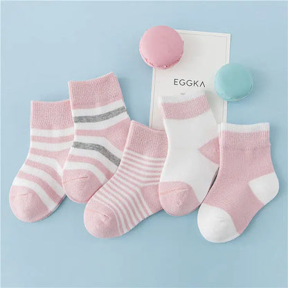 Children's Striped Comfy Socks