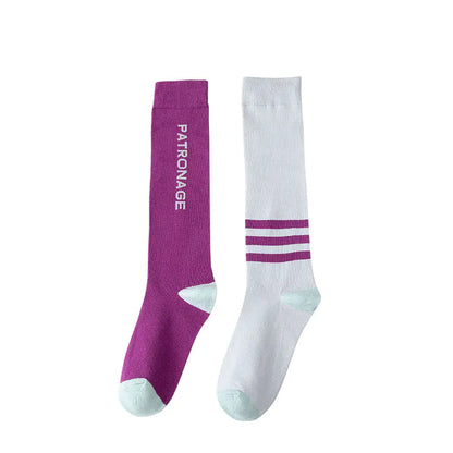 Women's Stylish Athletic Calf Socks