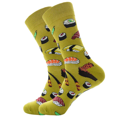 Fun Men's Socks: Hot Dog, Beer & More