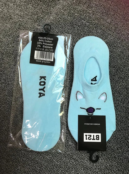 BTS Pop Art Low Cut Socks