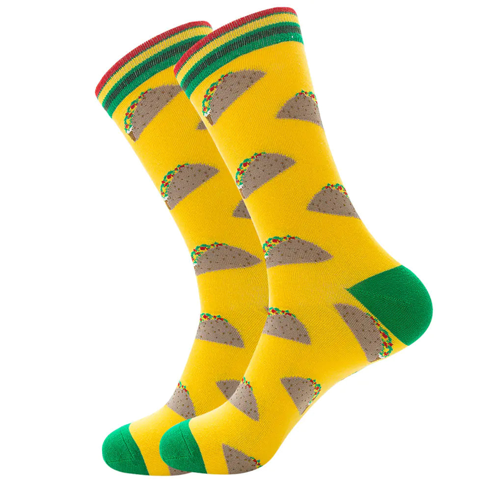 Fun Men's Socks: Hot Dog, Beer & More