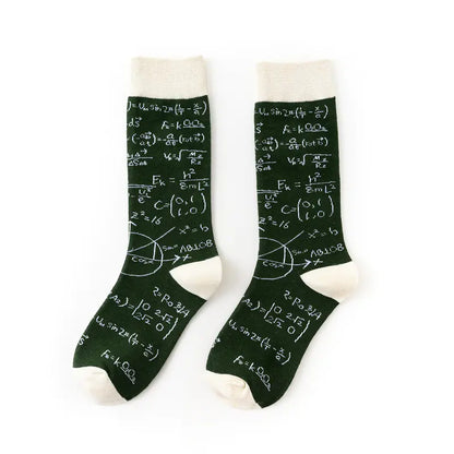 Men's Stylish Textbook Socks Series