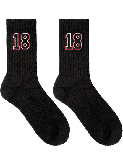 Pro Black Custom-Fit Sport Socks