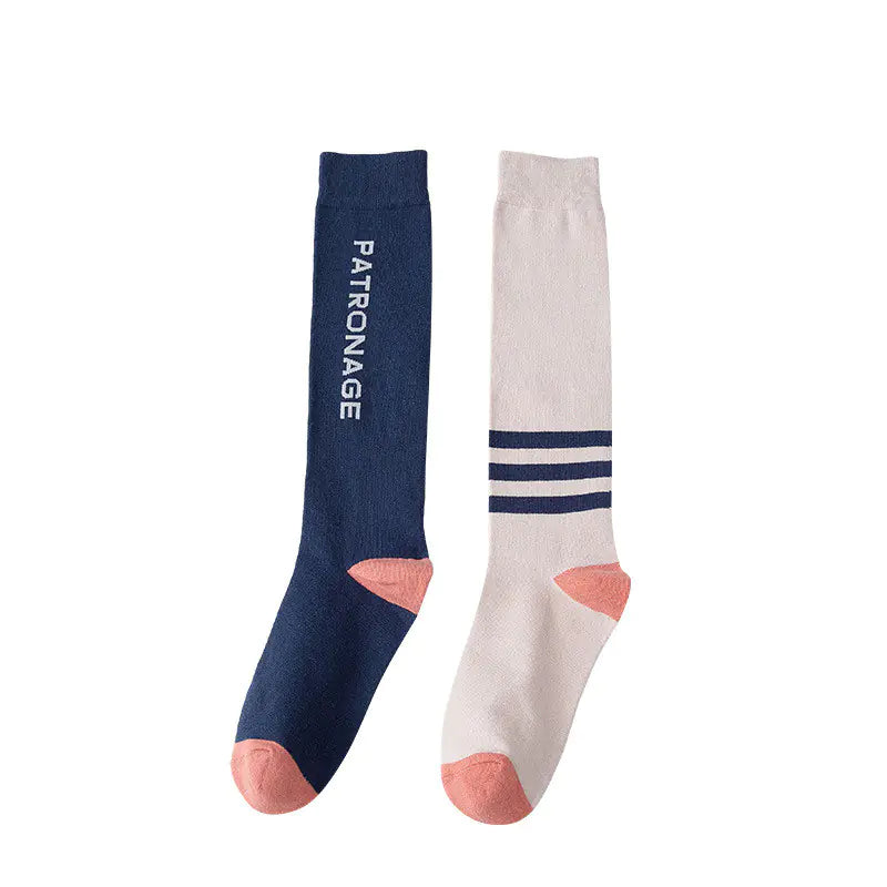Women's Stylish Athletic Calf Socks