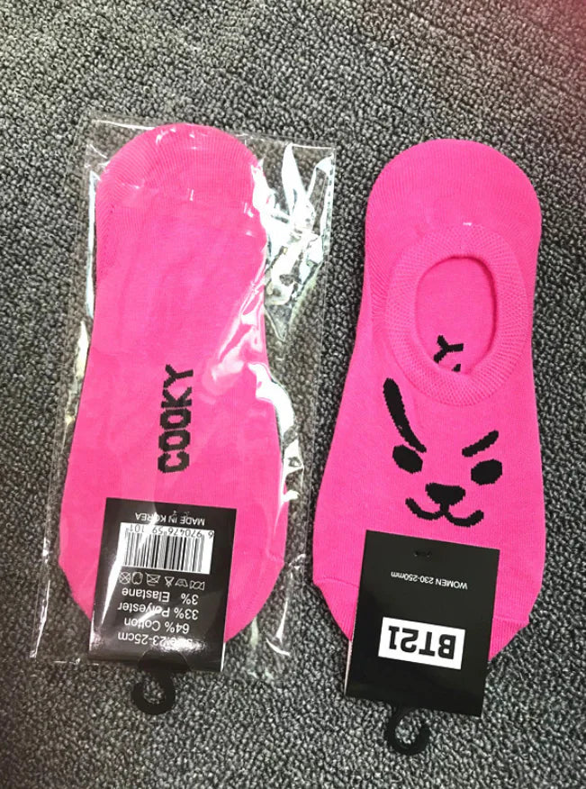 BTS Pop Art Low Cut Socks