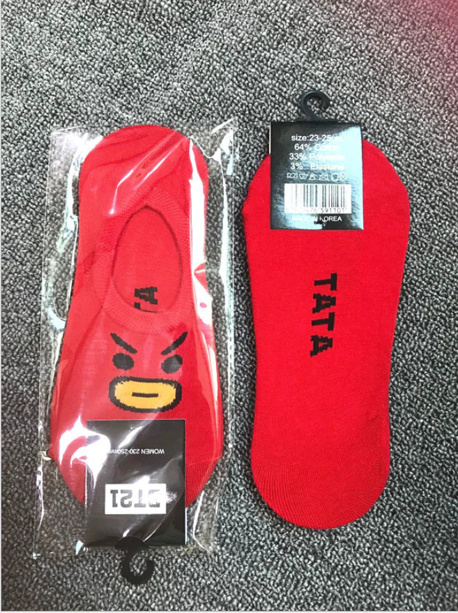 BTS Pop Art Low Cut Socks